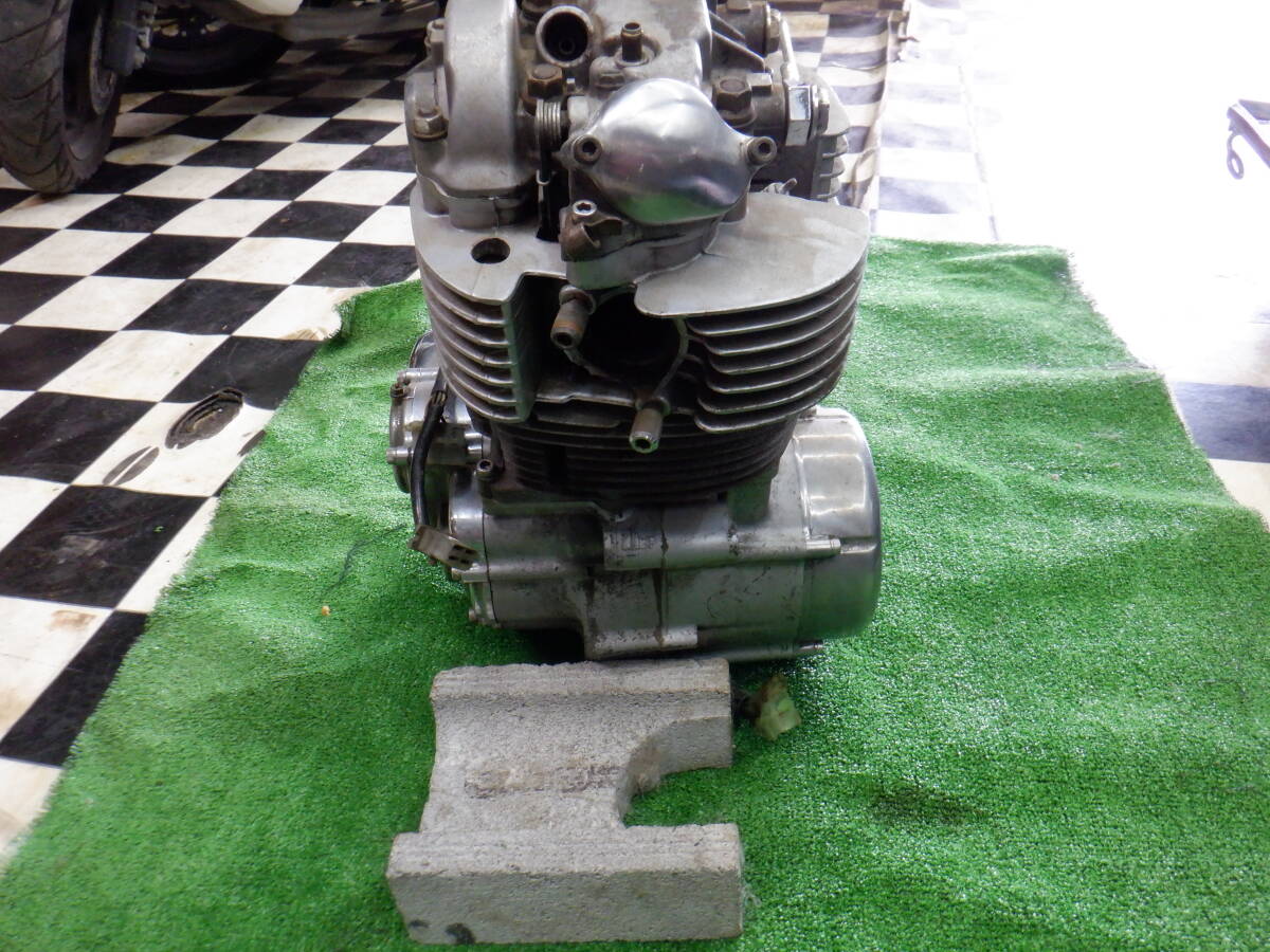 ヤマハ SR500 エンジン 長期保管 実働未確認 部品取りの画像2
