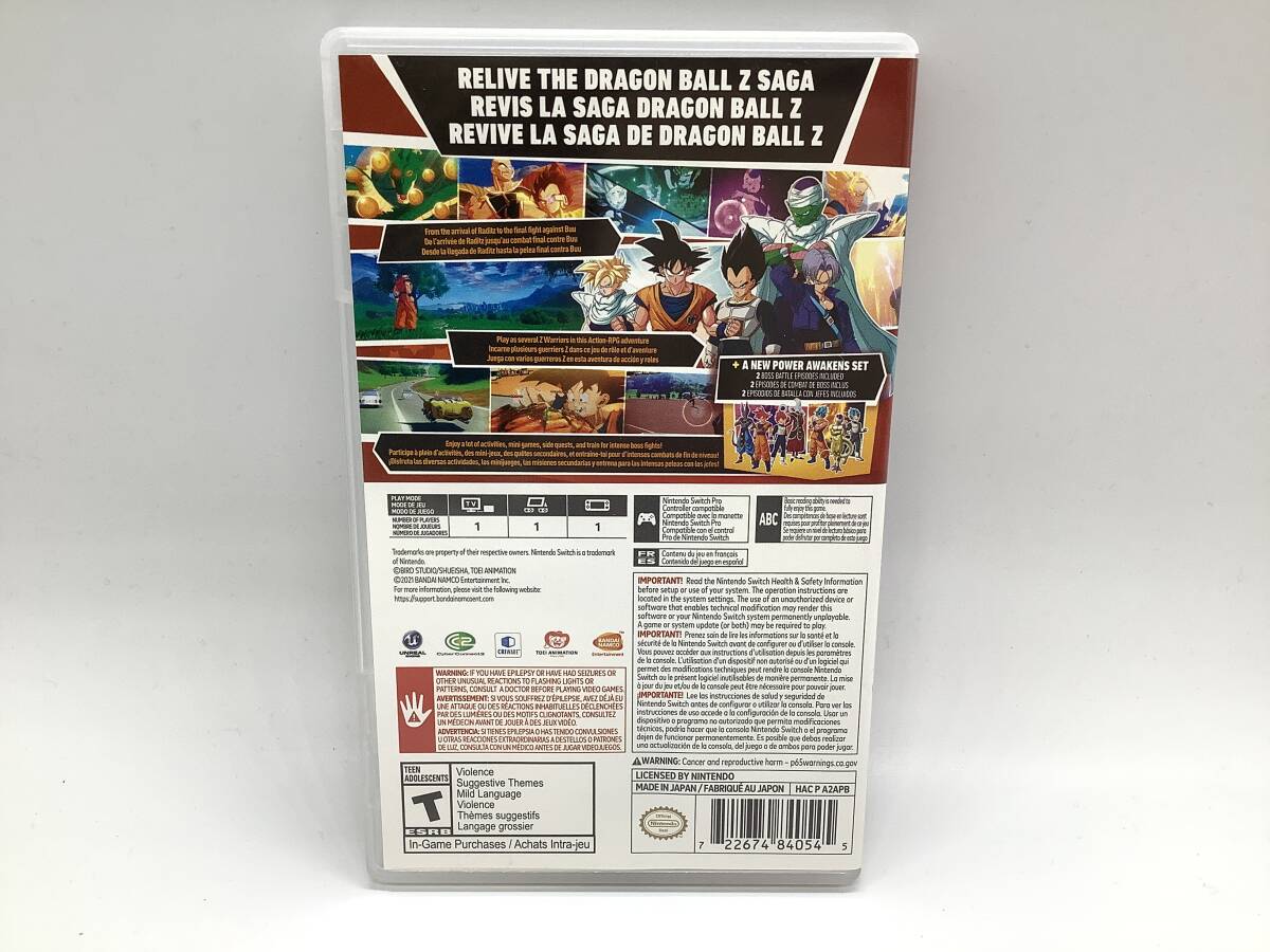 u0178 ドラゴンボールZ KAKAROT + 新たなる覚醒セット 海外版 Nintendo Switchソフト_画像2