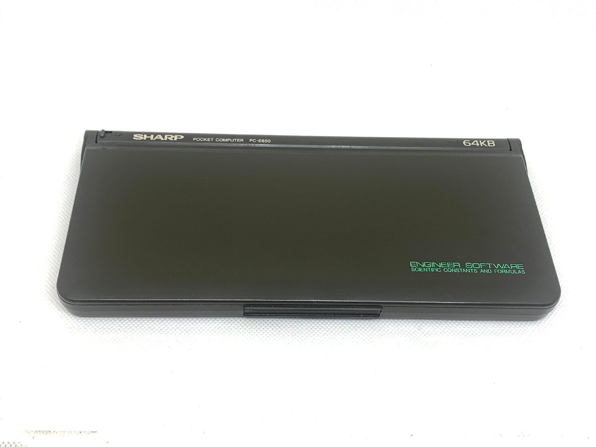 中古 SHARP ポケットコンピュー ター PC-E650の画像2