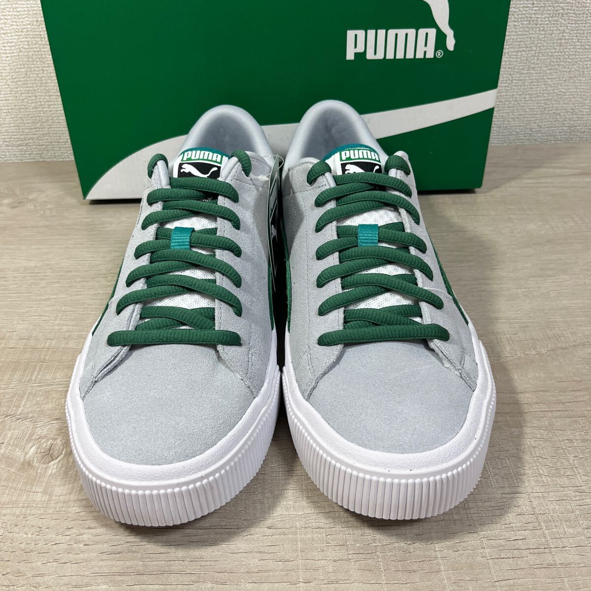 1円スタート売切り 新品未使用 PUMA プーマ スニーカー SUEDE スエード SKATE スケート 天然皮革 NITRO 完売品 27cm グレー 1点のみ_画像2