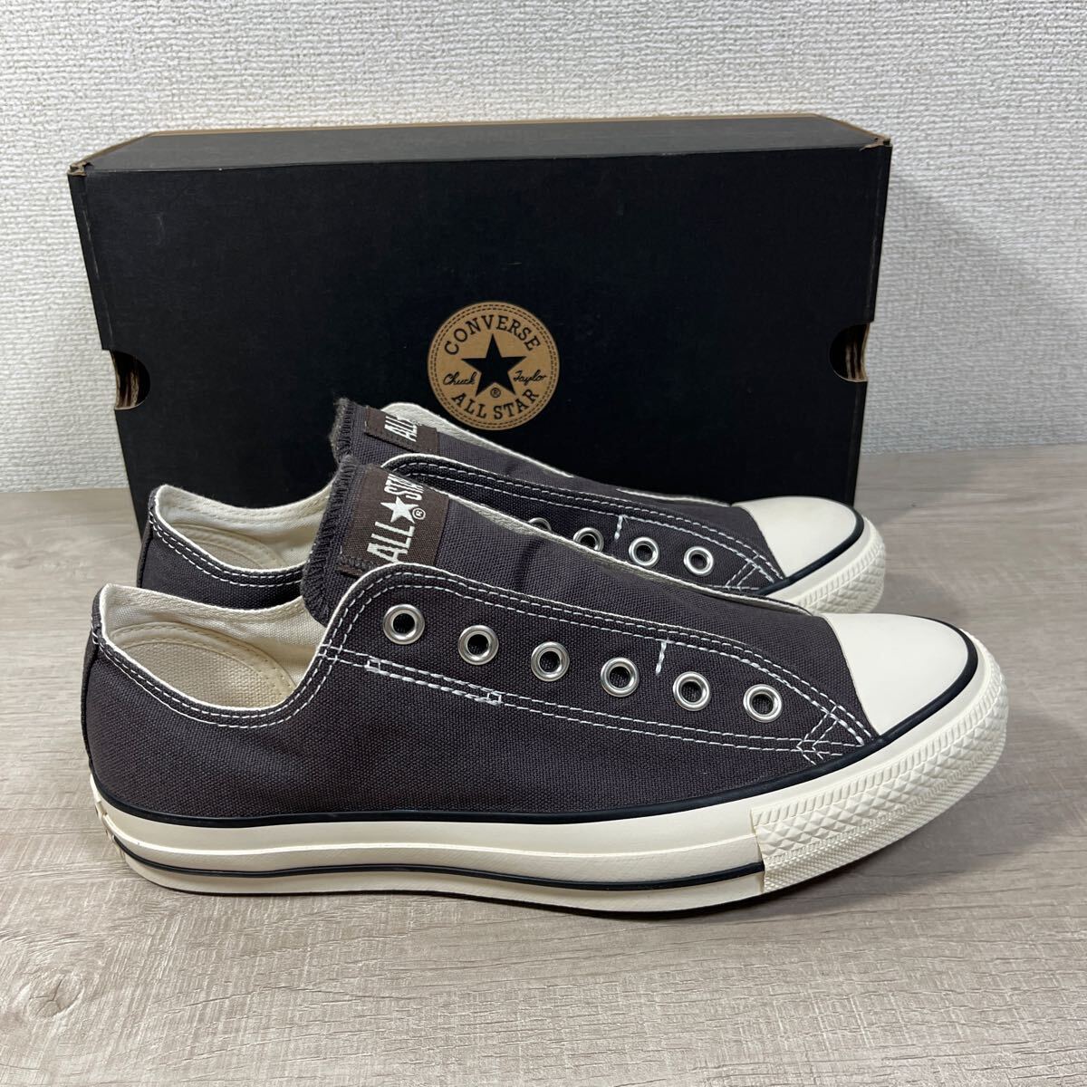 1円スタート売切り 新品未使用 CONVERSE コンバース オールスター スリップ III OX ALL STAR SLIP スリッポン スニーカー 26cm 完売品の画像3