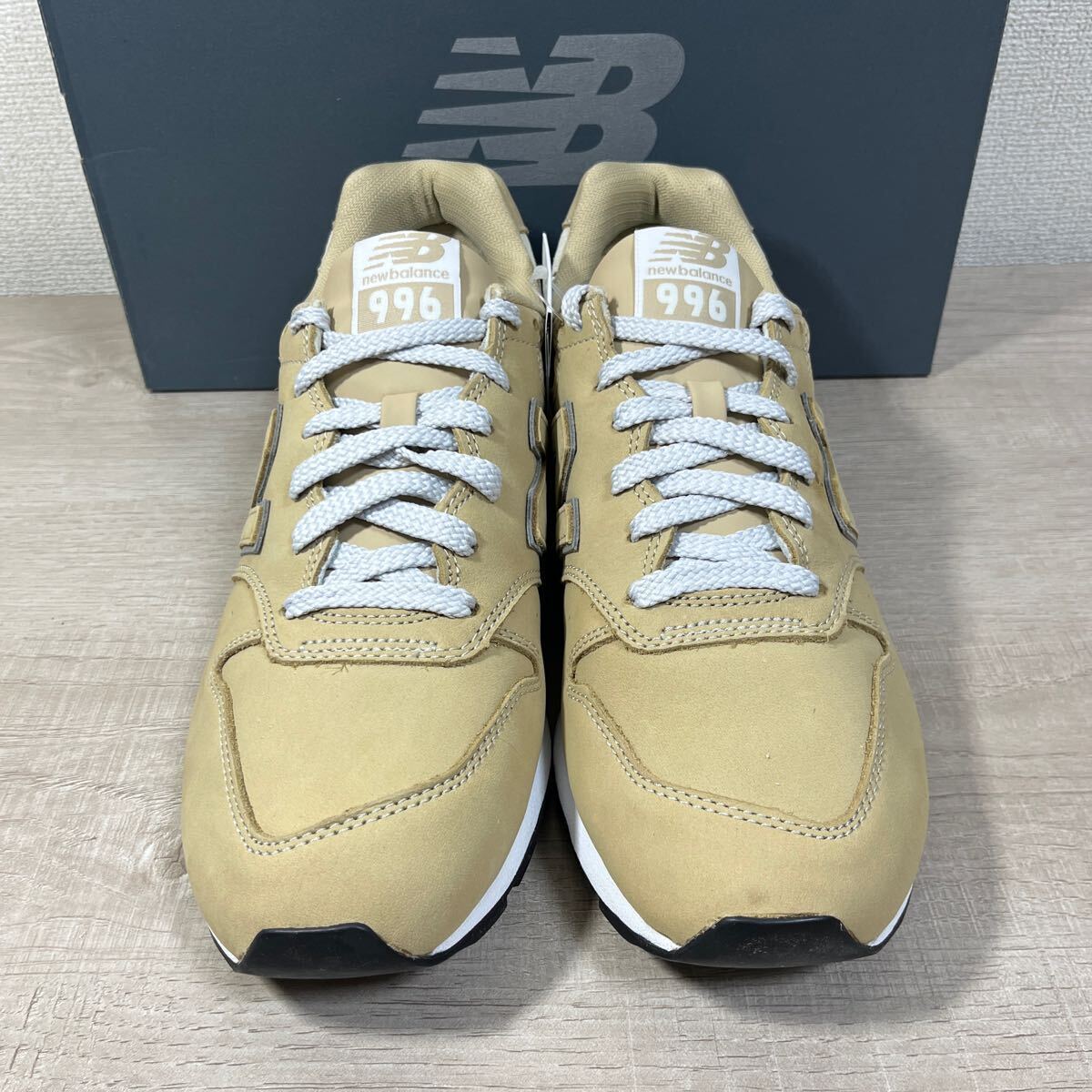 1 иен старт прямые продажи новый товар не использовался New Balance New balance 996 с коробкой бежевый все кожа полная распродажа популярный цвет 28cm кожа редкий CM996