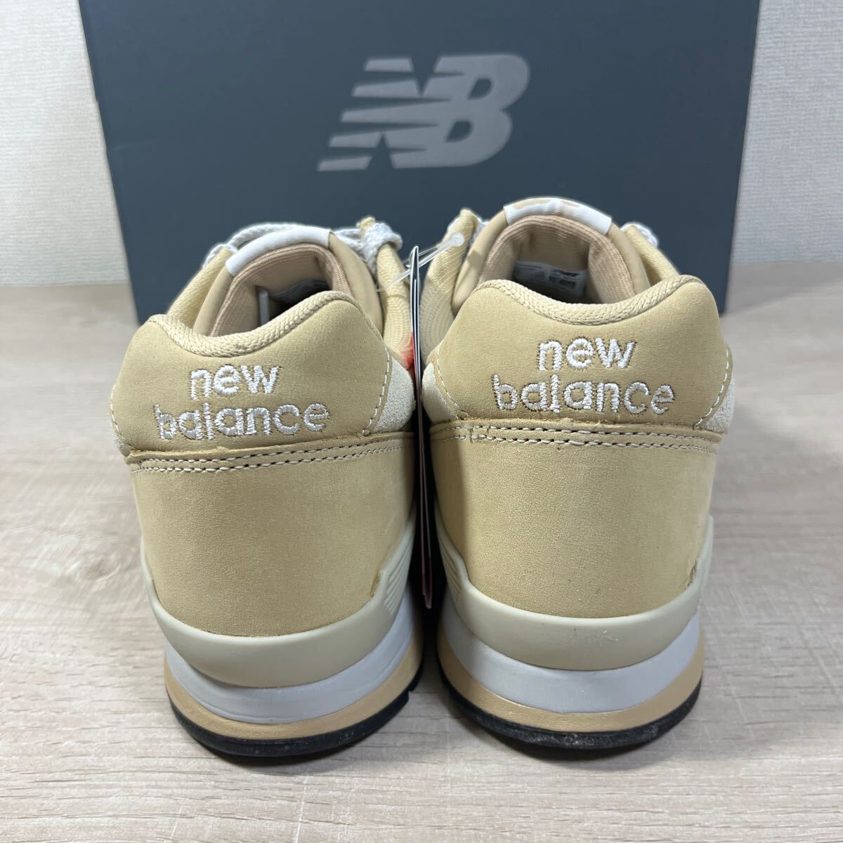 1 иен старт прямые продажи новый товар не использовался New Balance New balance 996 с коробкой бежевый все кожа полная распродажа популярный цвет 28cm кожа редкий CM996