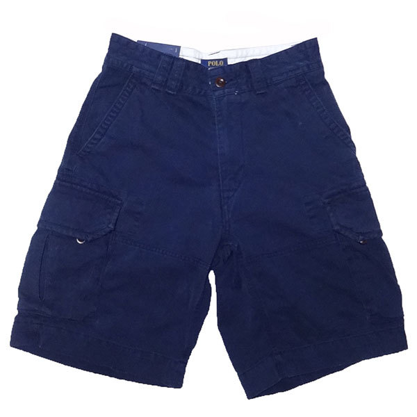 新品 POLO RALPH LAUREN SHORTS ポロ ラルフローレン カーゴ ショーツ ショートパンツ ネイビー コットン ポニー ズボン RL W29 正規品_画像2