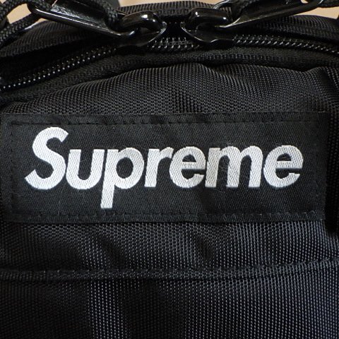 ☆ 19FW Supreme シュプリーム Waist Bag ウエストバッグ ショルダーバッグ ボディーバッグ バッグ box logo ボックスロゴ (ブラック黒)EGCの画像5