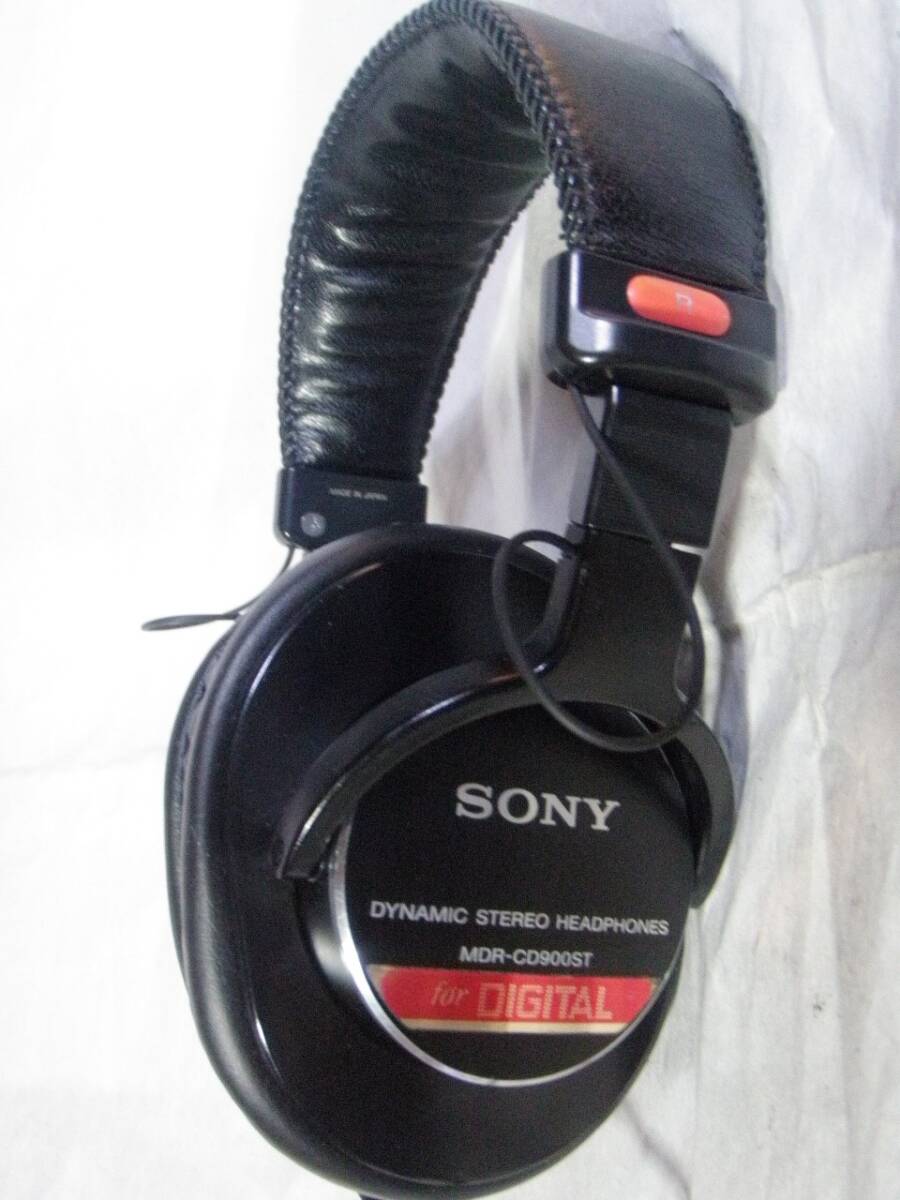 SONY MDR-CD900ST 新品互換イヤーパッド交換済　音出確認済 モニターヘッドホン 63_画像2