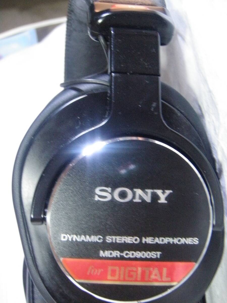 SONY MDR-CD900ST 新品極厚イヤーパッド交換済　音出確認済 モニターヘッドホン 64_画像8