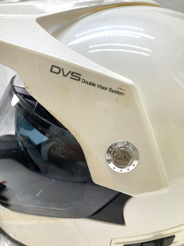 54【P868】◆現状品◆ WINS XROAD オフロードヘルメット MP02 L 規格外・装飾用の画像3