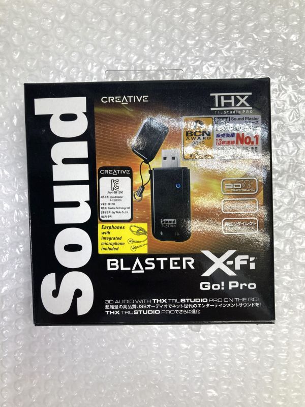 05【P882】◆中古◆ Sound BLASTER X-Fi Go Pro THX ゴープロの画像1