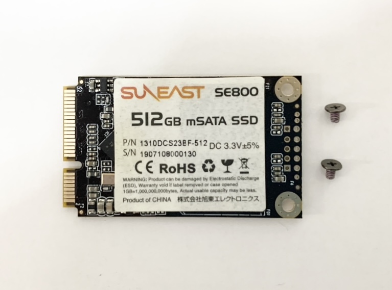  built-in SSD 512GB mSATA asahi higashi electronics SUNEAST SE800-m512GB free shipping 