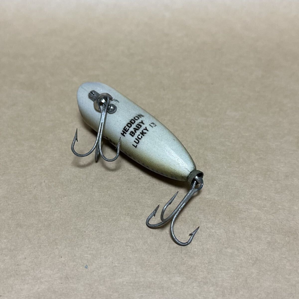 希少BBG別パターン old heddon baby lucky13 オールド ヘドン ベビーラッキー13 / fenwickフェンウィック abuアブ2500C 4600 5000 5500umcoの画像7