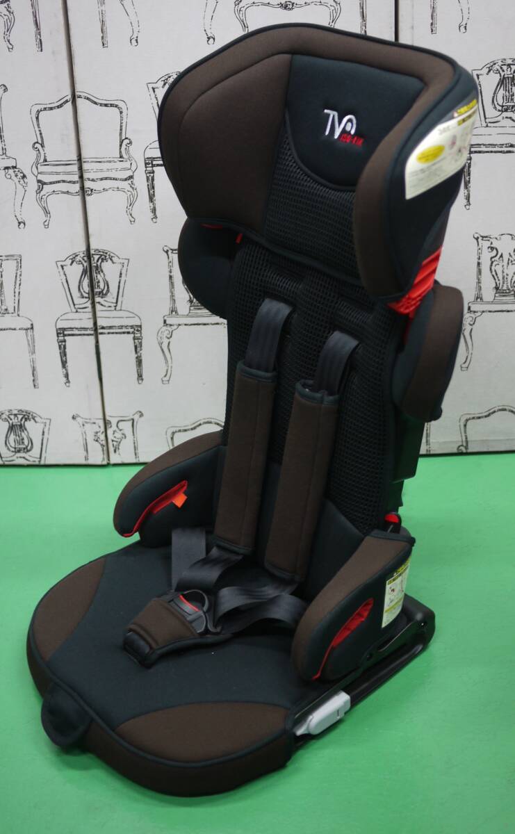 美品 日本育児 トラベルベスト EC Fix チャイルドシート TV108 2020年 ISOFIX エターナル ブラウン_画像3