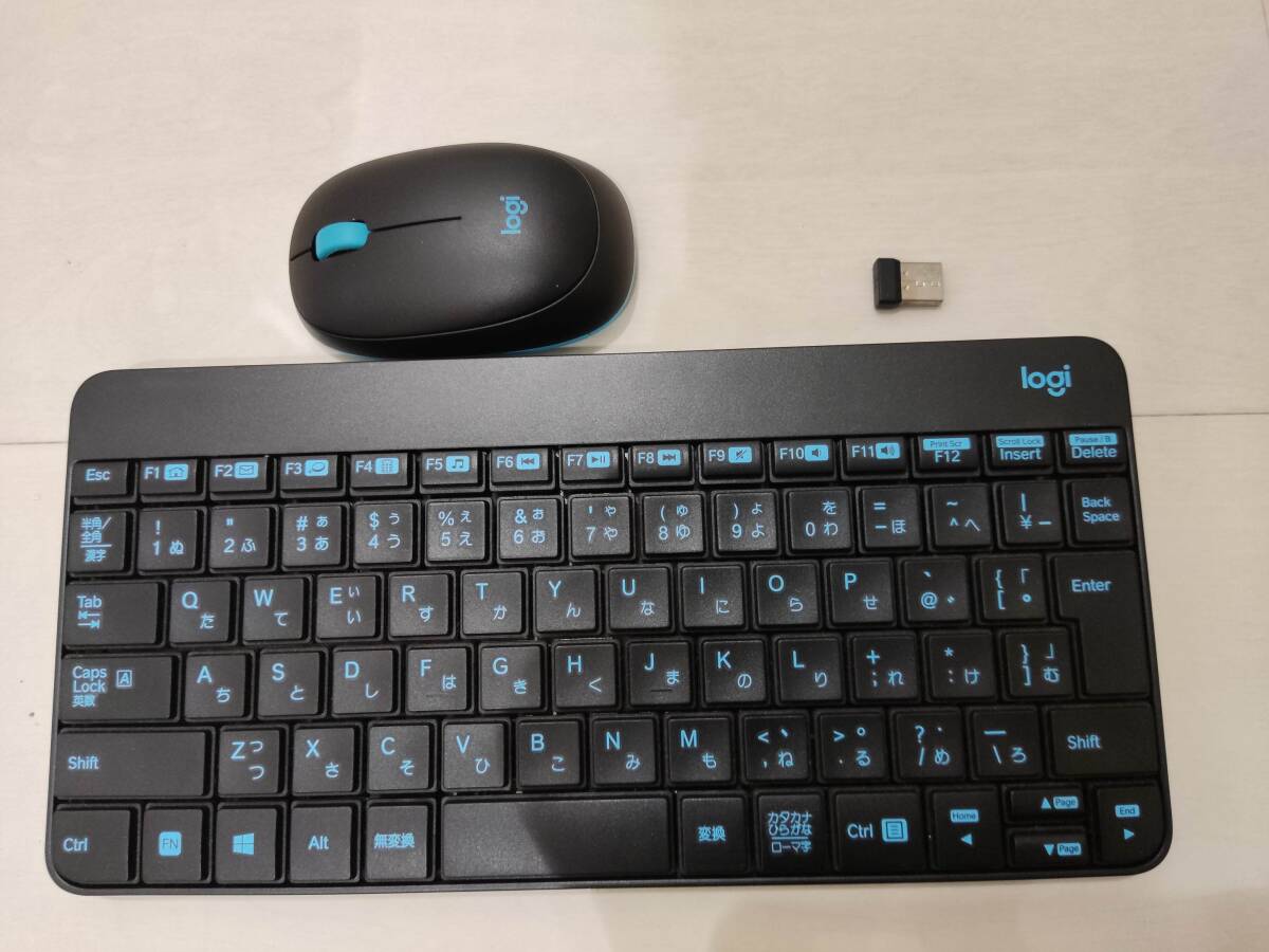 [ beautiful goods ]Logicool 2.4G wireless keyboard * mouse set K240*M212* receiver 