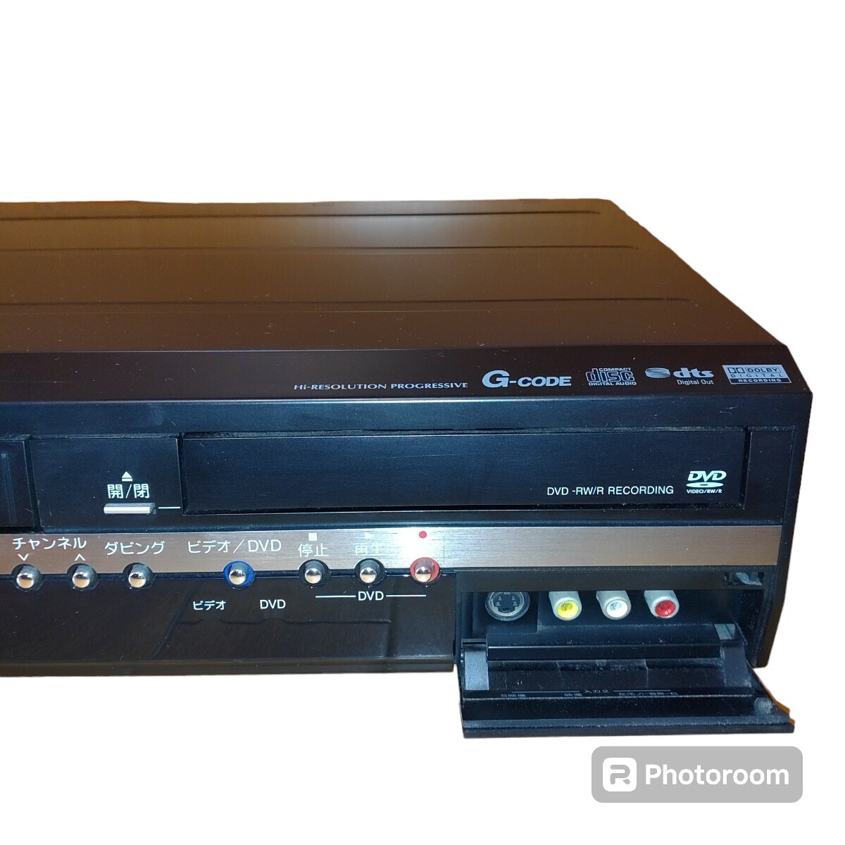 【VHS.DVD再生動作OKな程度良好品・送料無料】東芝/TOSHIBA VHS一体型DVDレコーダー ビデオデッキ DVDプレーヤー D-VR7の画像5