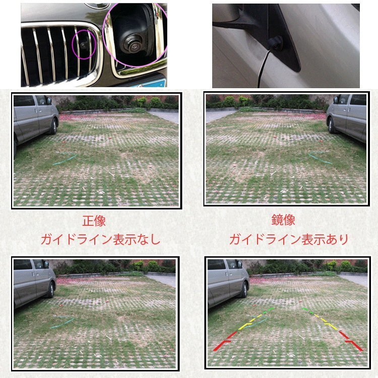  microminiature in-vehicle camera cohesion type installation easy . angle measures front / back / side camera angle rotation positive image * mirror image switch guideline availability switch CCUFO2200