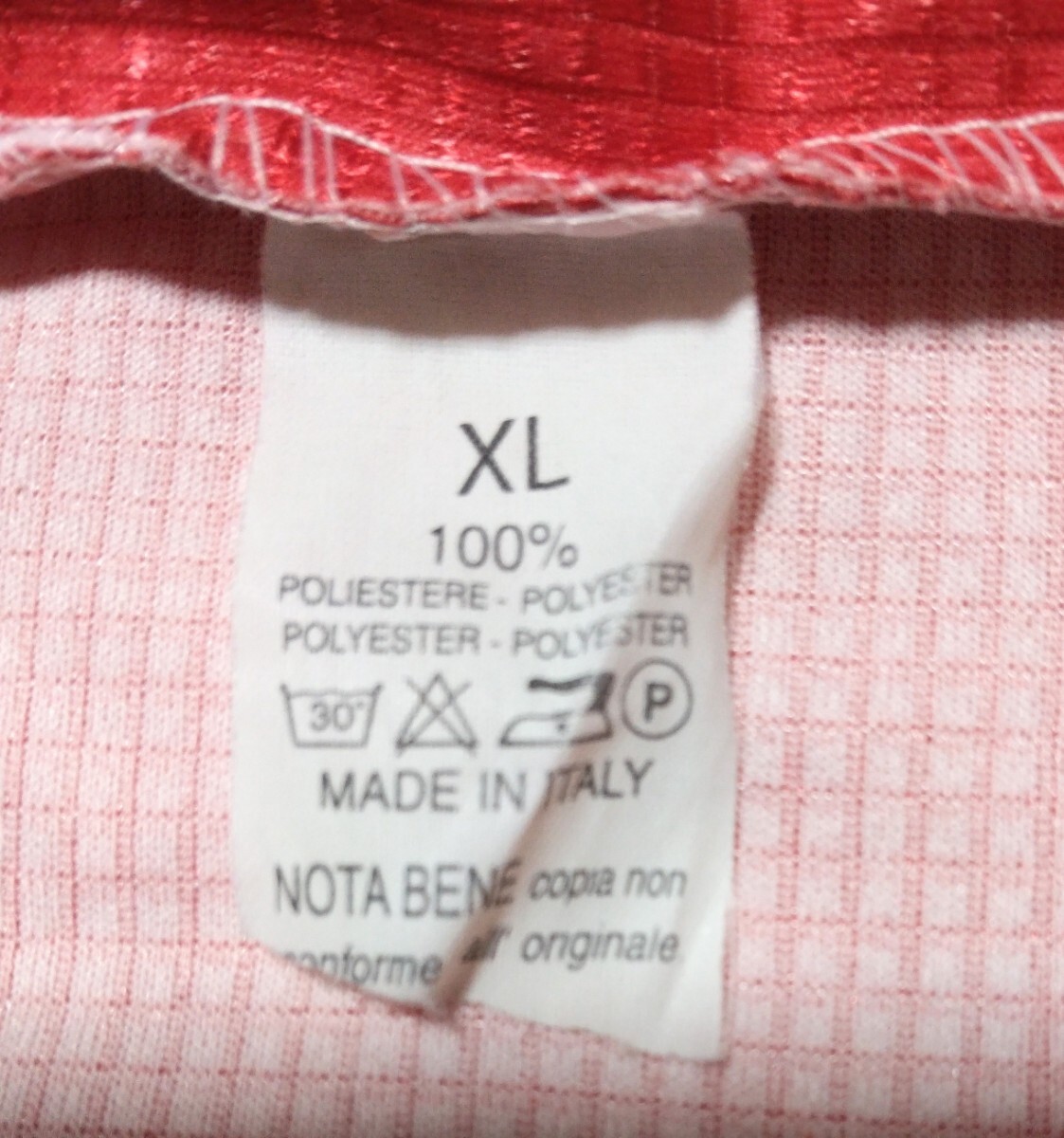 【匿名配送・送料込み】お土産品レプリカTシャツ ベッカム マンチェスター BECKHAM サッカー イタリア製 XLサイズの画像5