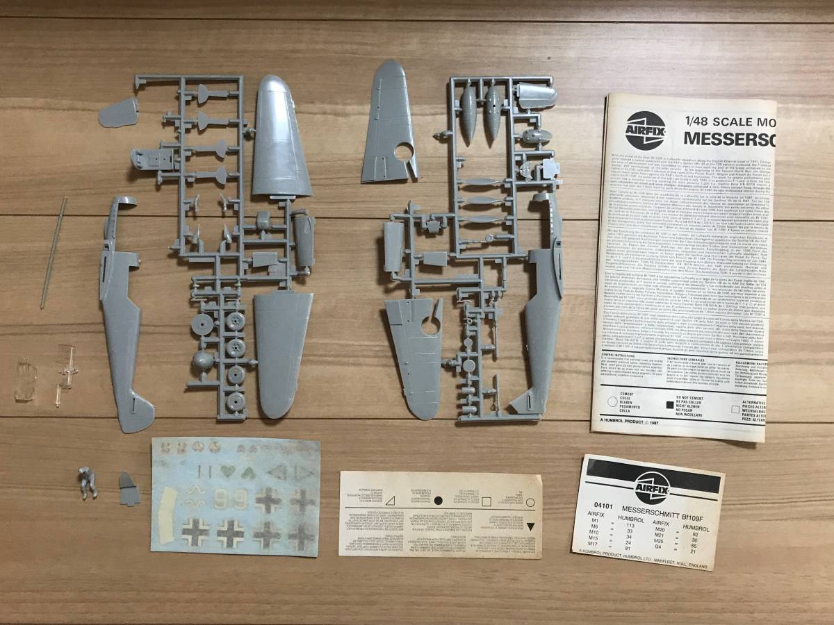 エアフィックス 1/48 メッサーシュミット Bf109F　ジャンク_画像3