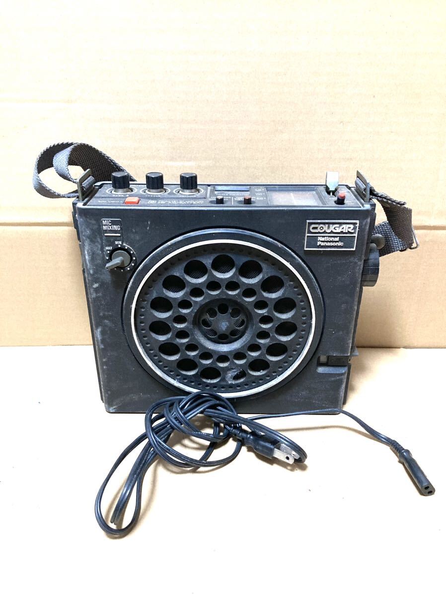  редкий подлинная вещь National Panasonic Kuga RF-888 радио один National COUGAR Vintage Showa Retro работоспособность не проверялась No.4-014-21