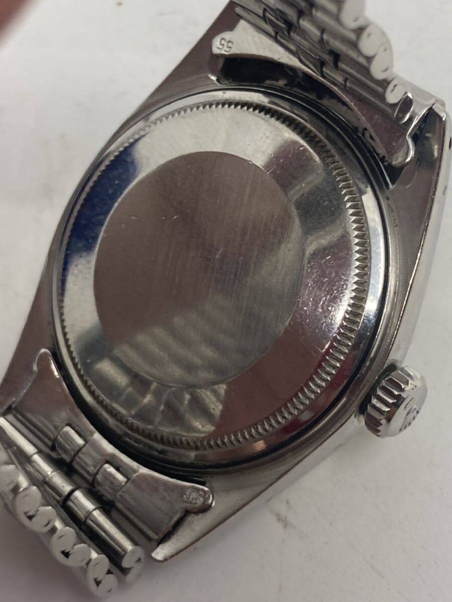 Ref.1601 ロレックス デイトジャスト 腕時計 自動巻き 稼働品 シリアル 現状品 メンズ ヴィンテージ 激レア コマ付き No.4-009-1の画像6