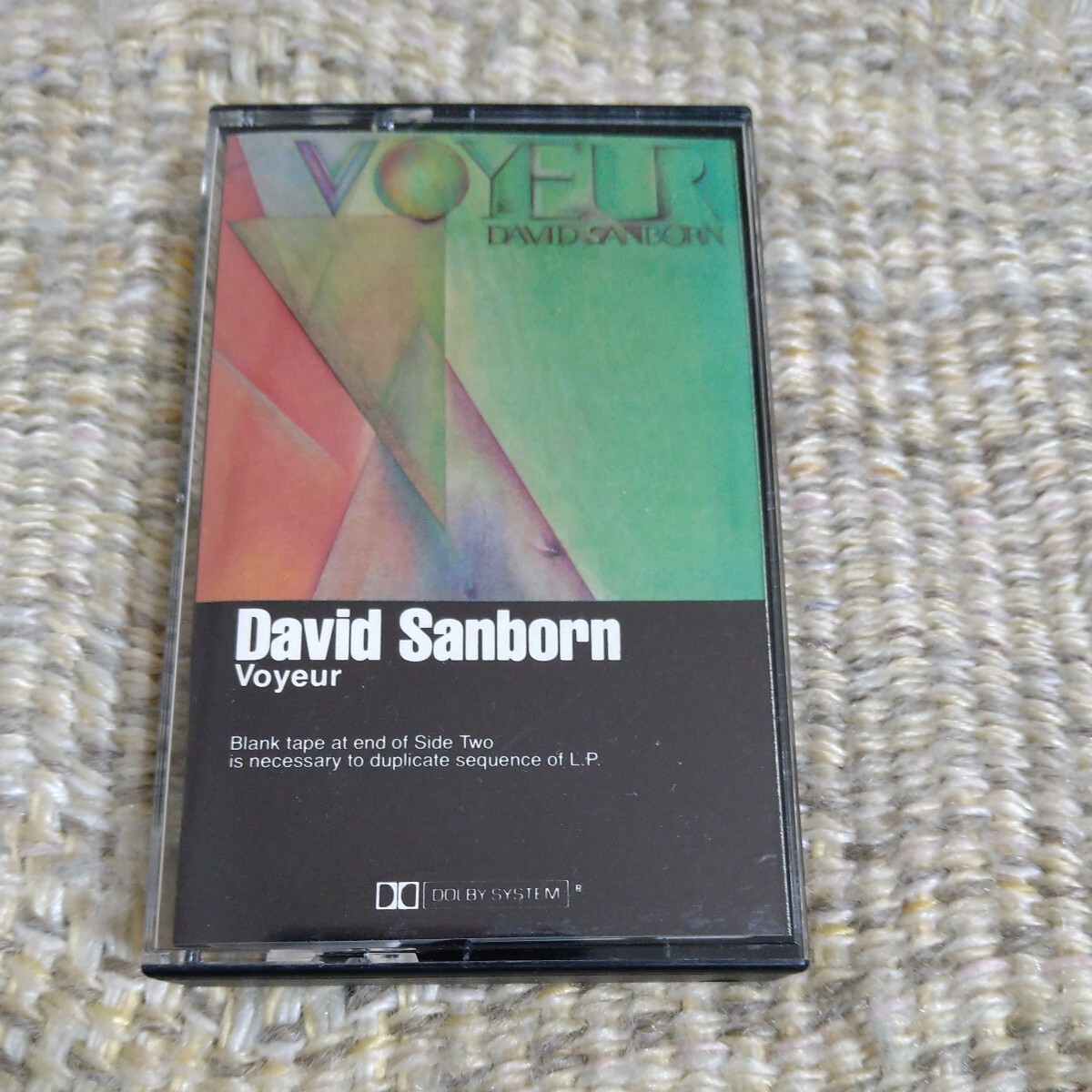 【輸入盤カセット】☆デヴィッド・サンボーン David Sanborn／Voyeur☆☆【カセット多数セール中…】の画像1