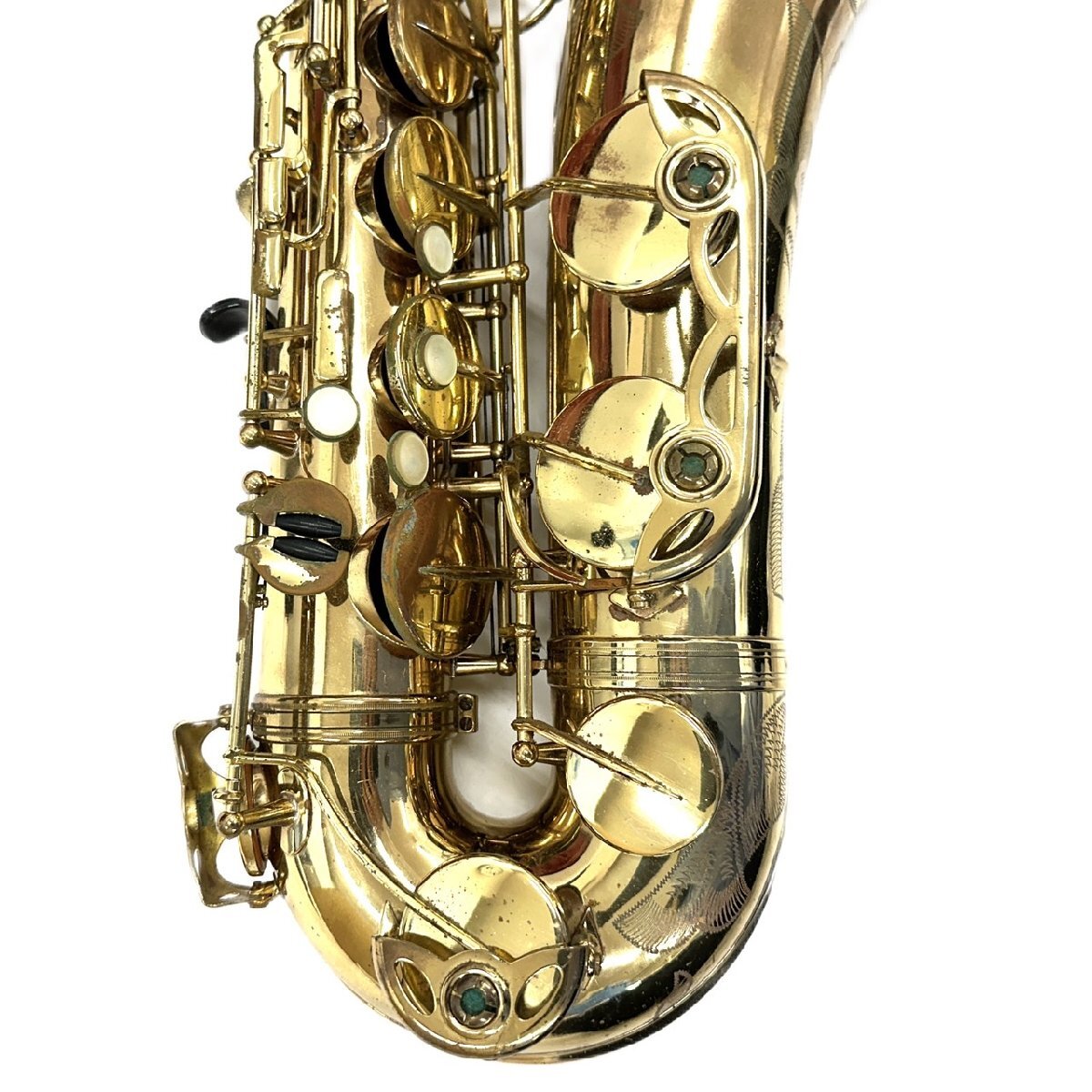 １円スタート SELMER セルマー Mark VI Mark6 M176637 テナーサックス 管楽器 金管楽器 金管 吹奏楽 ハードケース付 動作未確認の画像7