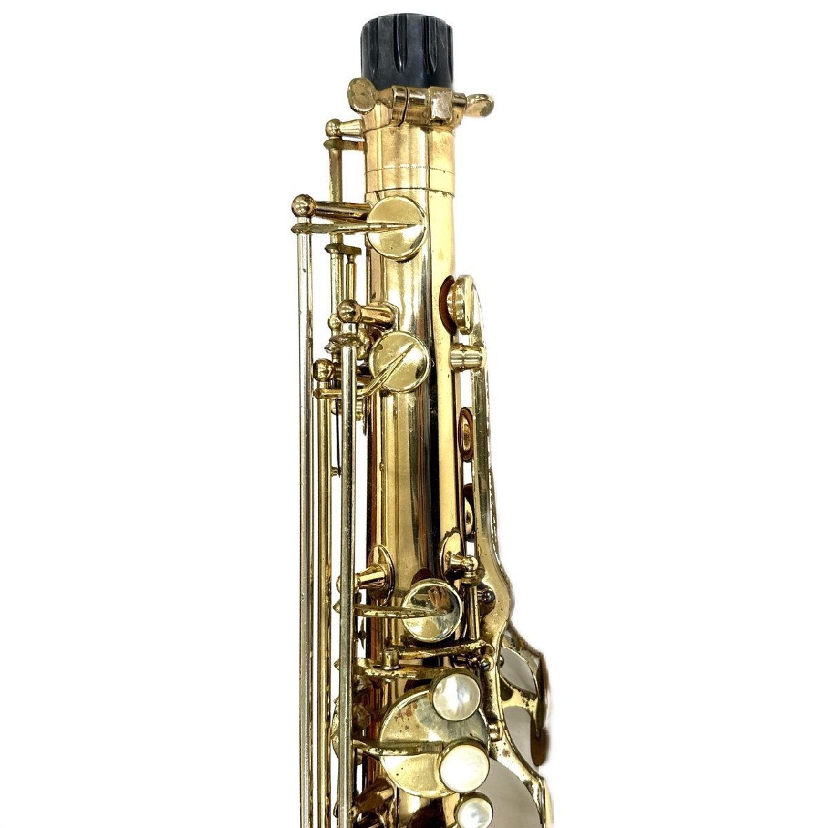 １円スタート SELMER セルマー Mark VI Mark6 M176637 テナーサックス 管楽器 金管楽器 金管 吹奏楽 ハードケース付 動作未確認の画像4