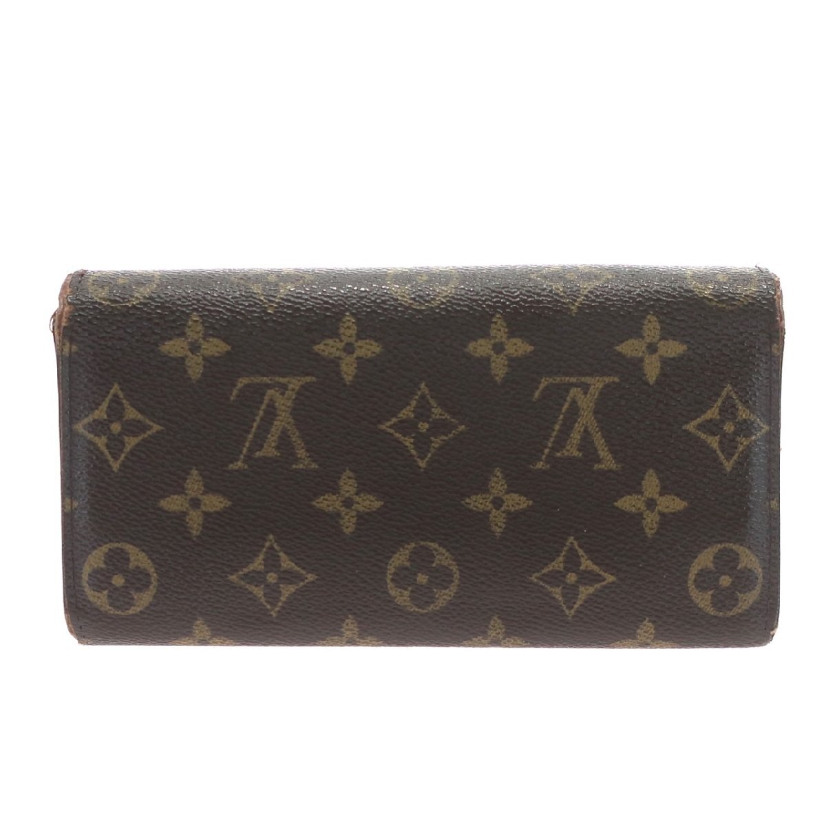 1円スタート LOUIS VUITTON ルイヴィトン ポルトフォイユ サラ M61734 MI1015 モノグラム 旧型 二つ折り 長財布 ウォレット ブラウン