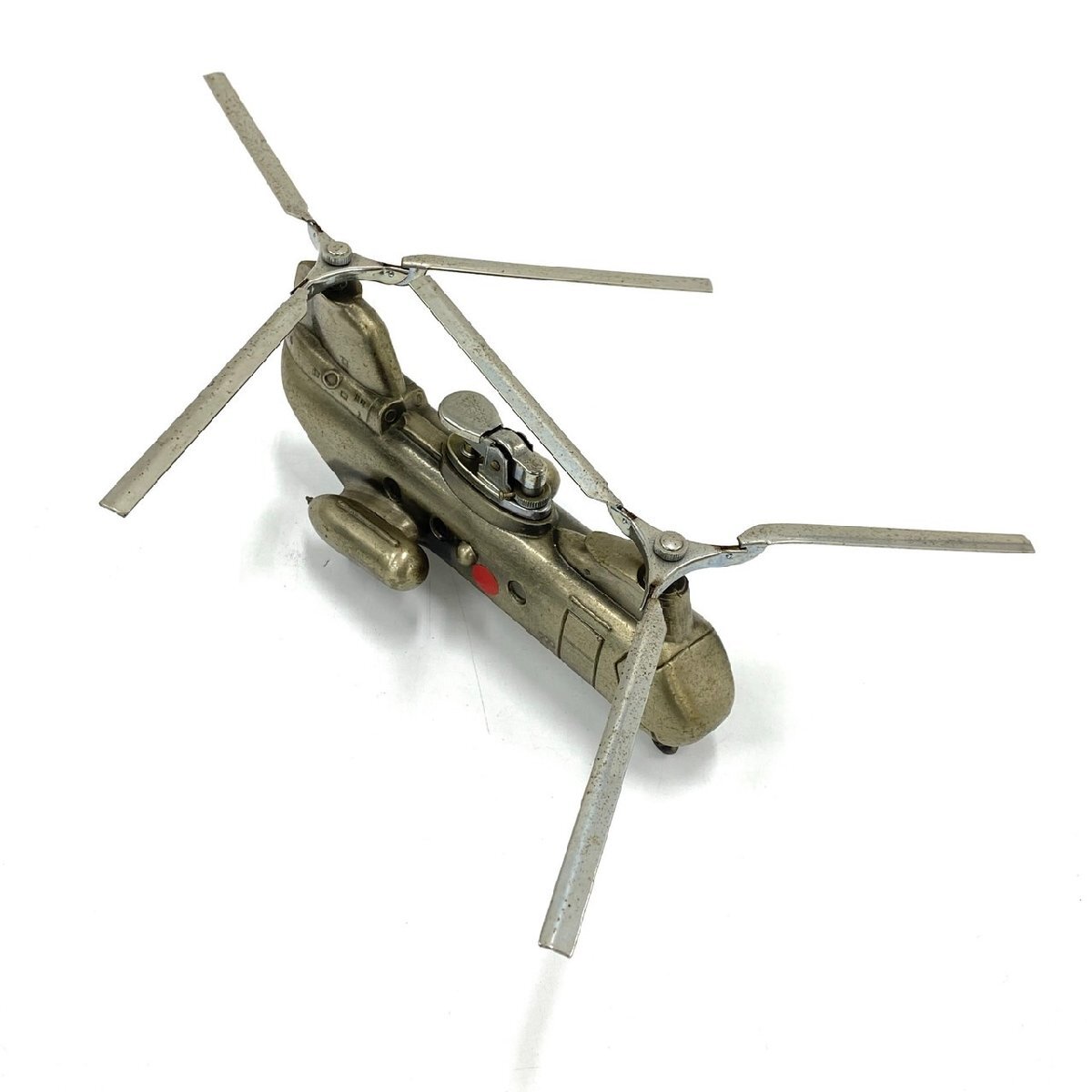 １円スタート 模型ライター まとめ 4点セット 航空機 戦闘機 イーグル F-15 74式戦車 ヘリコプター VERTOL 金属製 フィギュア コレクション_画像8
