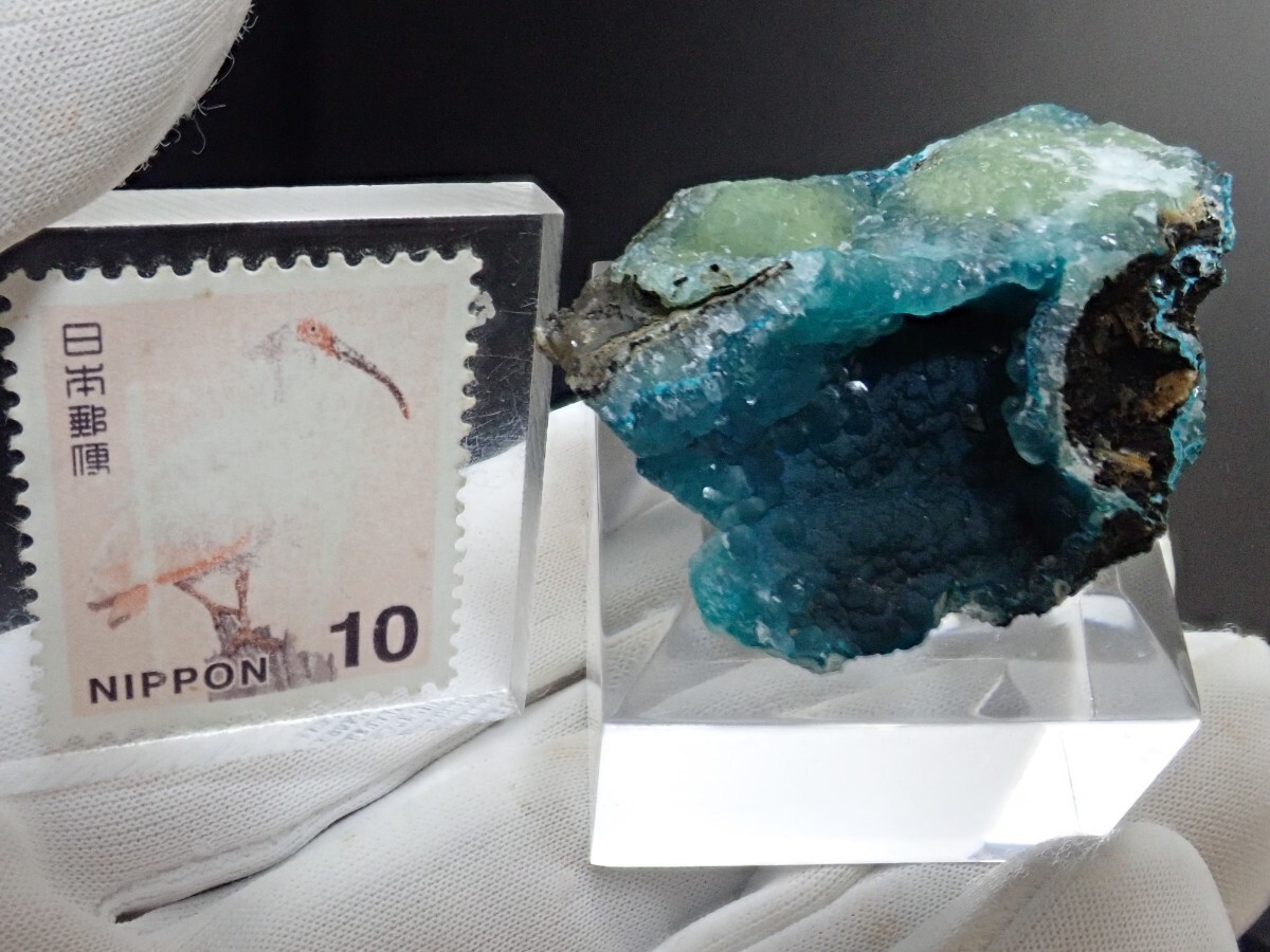 【バイカラー】スミソナイト 菱亜鉛鉱 原石 標本の画像7