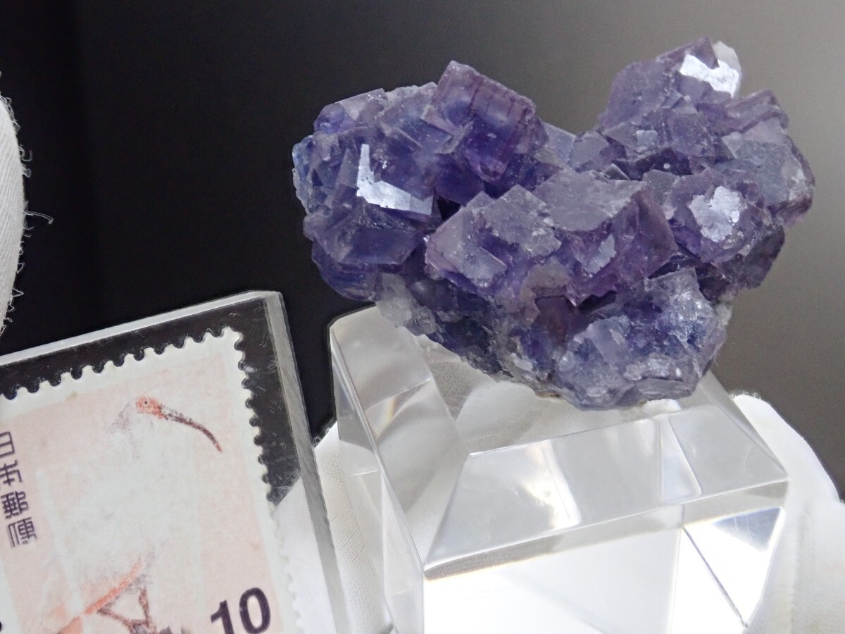 【青紫色】フローライト 蛍石 原石 標本の画像8