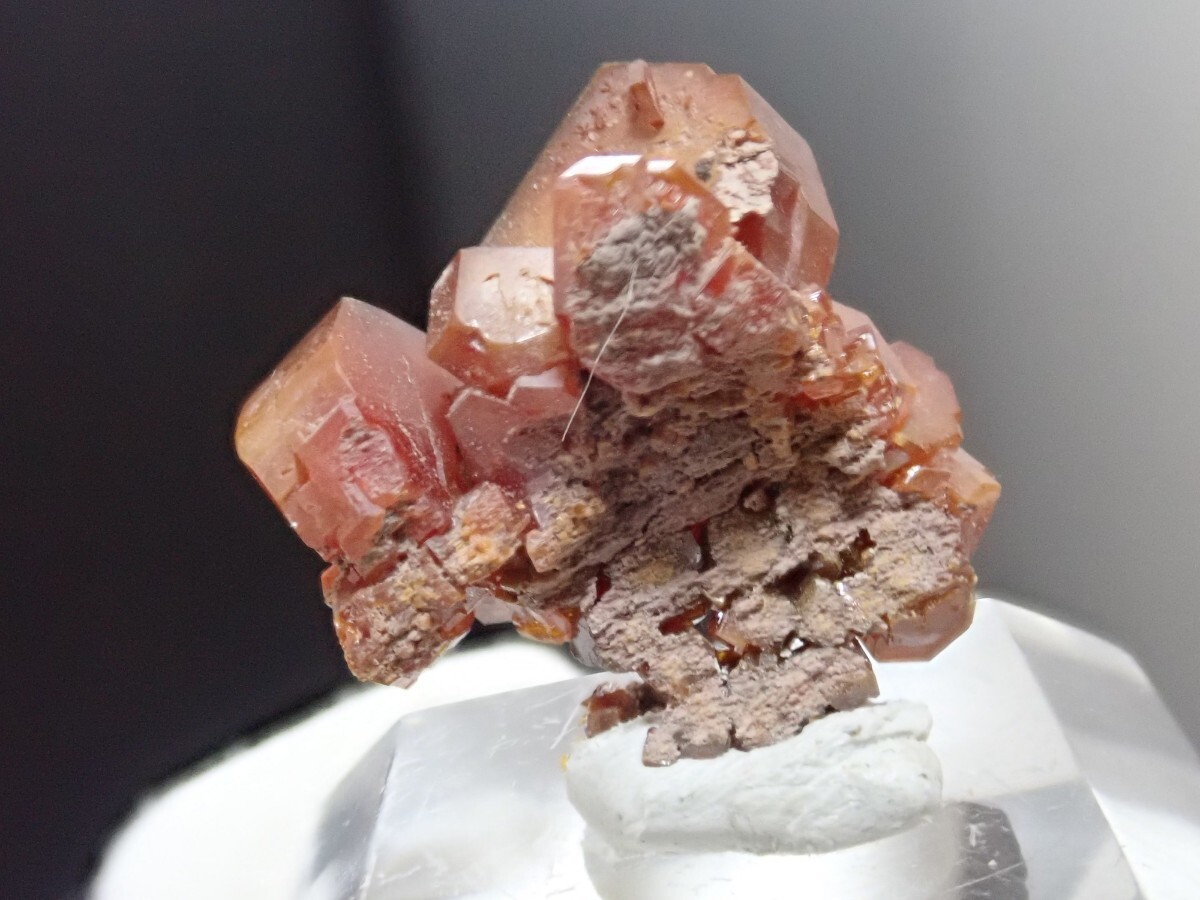 【燃え盛る結晶】バナジナイト　バナジン鉛鉱　原石　標本_画像8