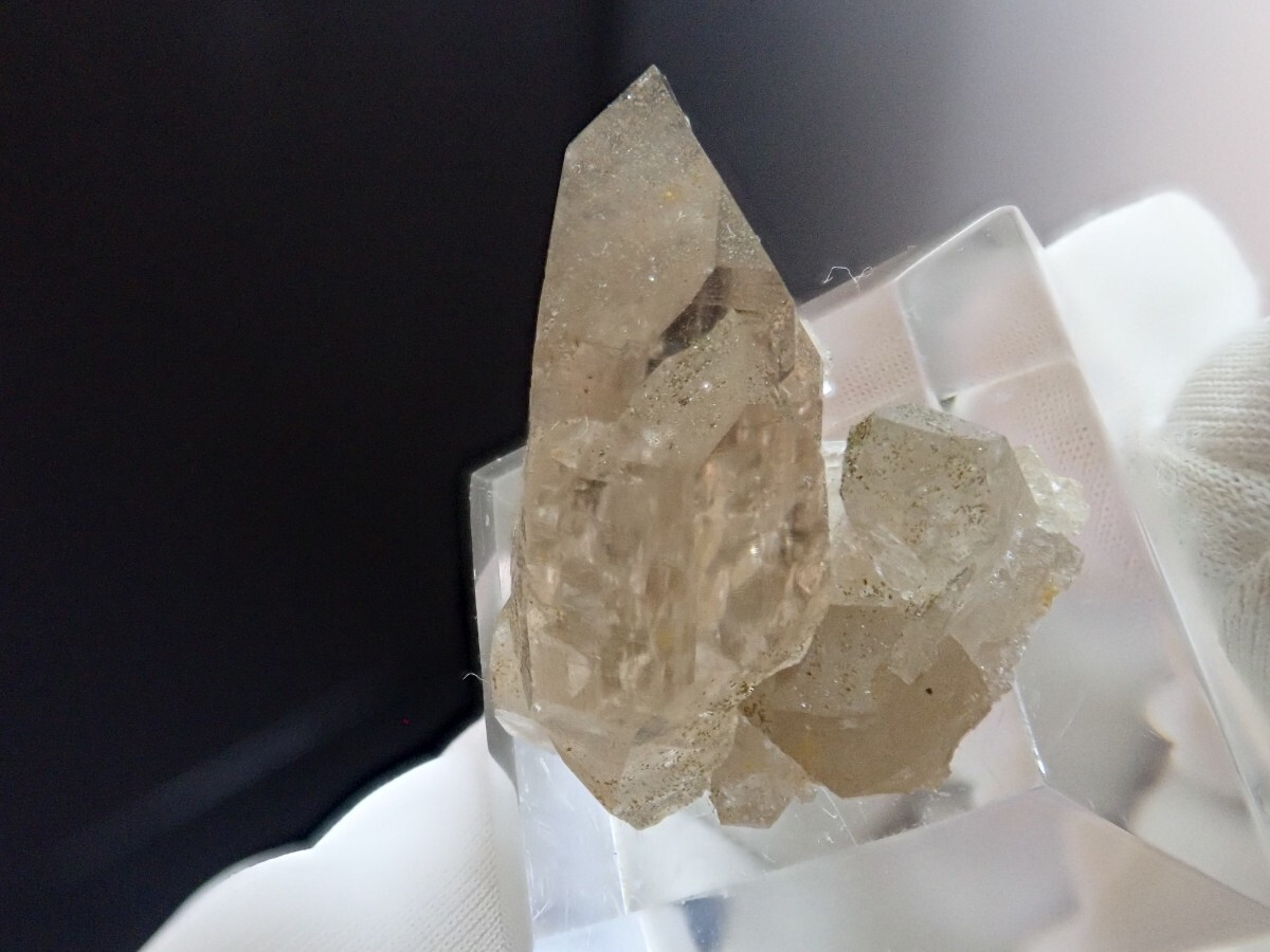 【可愛いミニサイズ】グインデルクォーツ ねじれ水晶 スイス産 原石 標本の画像5