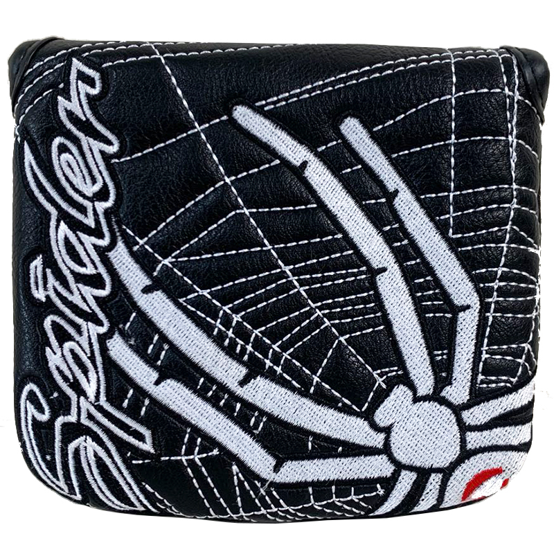 ゴルフヘッドカバー パターカバー マグネット付け マレット用 オデッセイ２ボール スパイダーパターに対応 special spider_画像2