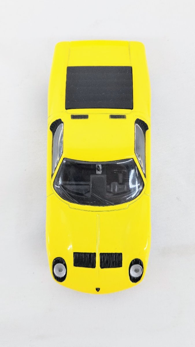 T1780 delprado デルプラド カーコレクション LAMBORGHINI MIURA 1966 ランボルギーニ ミウラ 1/43 ミニカー イエロー 黄色_画像4