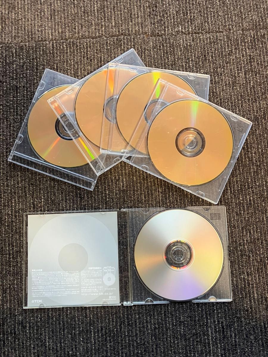 DVD-R1枚 DVD-RW4枚　録画用ディスク　120分 TDK Victor