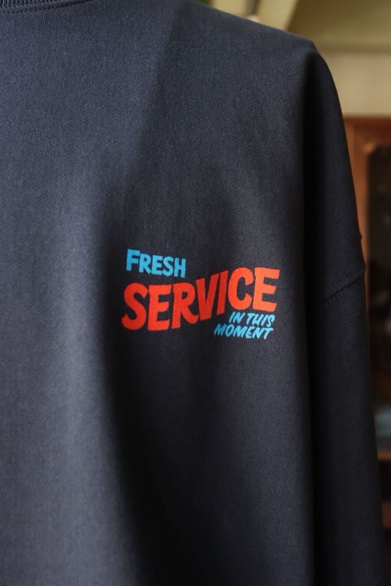 FreshService CREW NECK SWEAT NAVY L