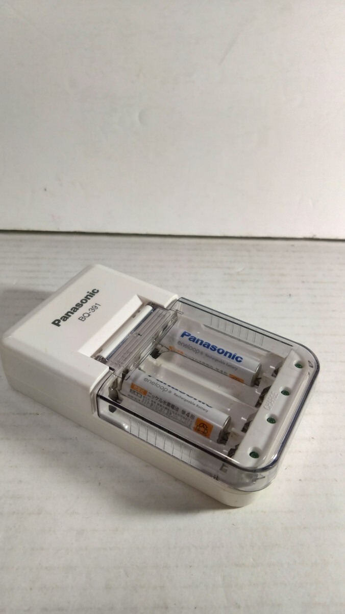 エネループ 充電器 Panasonic BQ-391 単4電池 2個 セットの画像2
