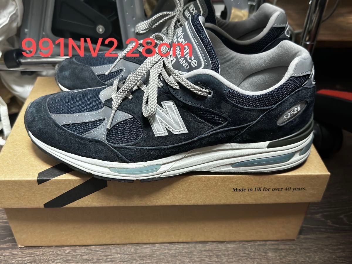 New Balance ニューバランス 991 v2 NV2 ネイビー Navy 28cm New Balance ニューバランス 991 v2 NV2 ネイビー Navy 28cm