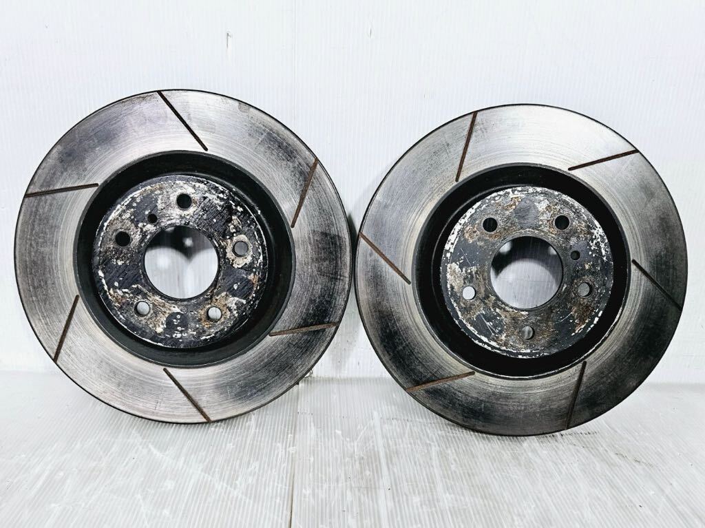 日産 フェアレディZ Z33 ( Brembo ブレンボ ) 4POT 2POT ディスク キャリパー セット スリットローターV35 M35 GT-R R34 R33 R32 流用 の画像6