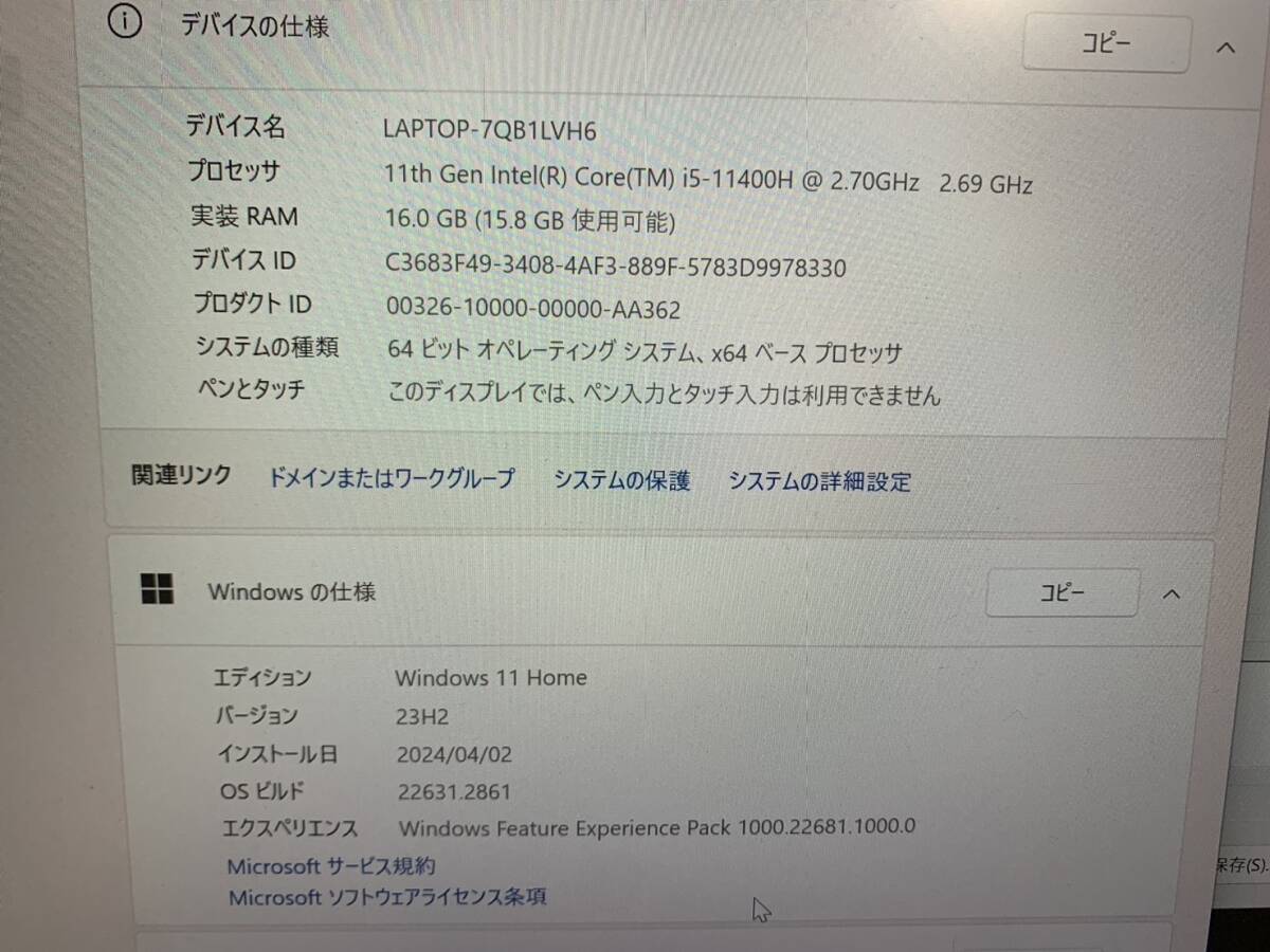 acer Acer N20C1 window11Home intel corei5-11400H GeForce RTX3060 16GB SSD512GB laptop Note PC wireless LAN WEB camera 