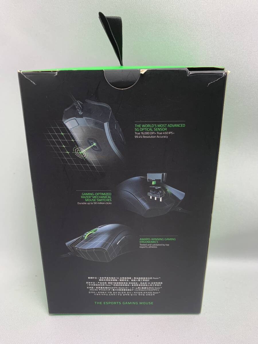 Razer DeathAdder Elite RZ01-0201 RZ01-02010100ge-ming mouse Ray The - secondhand goods wire 
