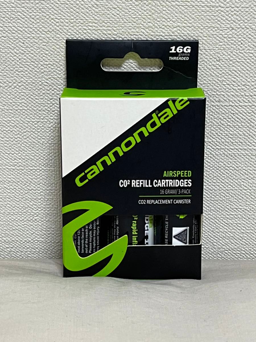 【未使用】　cannondale AIRSPEED CO2 REFILL CARTRIDGES