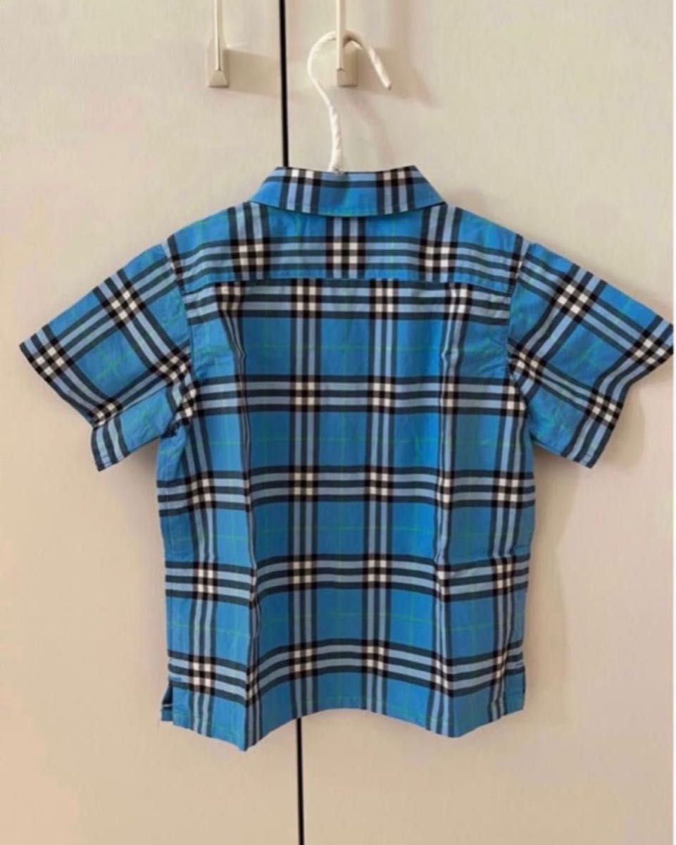 Burberry バーバリー キッズ 半袖シャツ チェック柄 2y 92cm Burberry バーバリー キッズ 半袖シャツ チェック柄 2y 92cm