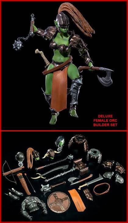 Deluxe Female Orc Builder （女オーク） Mythic Legions(ミシックリージョンズ) Four Horsemen Studios_画像1