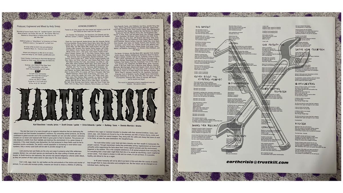 【LP】◆即決◆中古■【EARTH CRISIS アース・クライシス / BREED THE KILLERS】■RR87061 hardcore punk_画像3