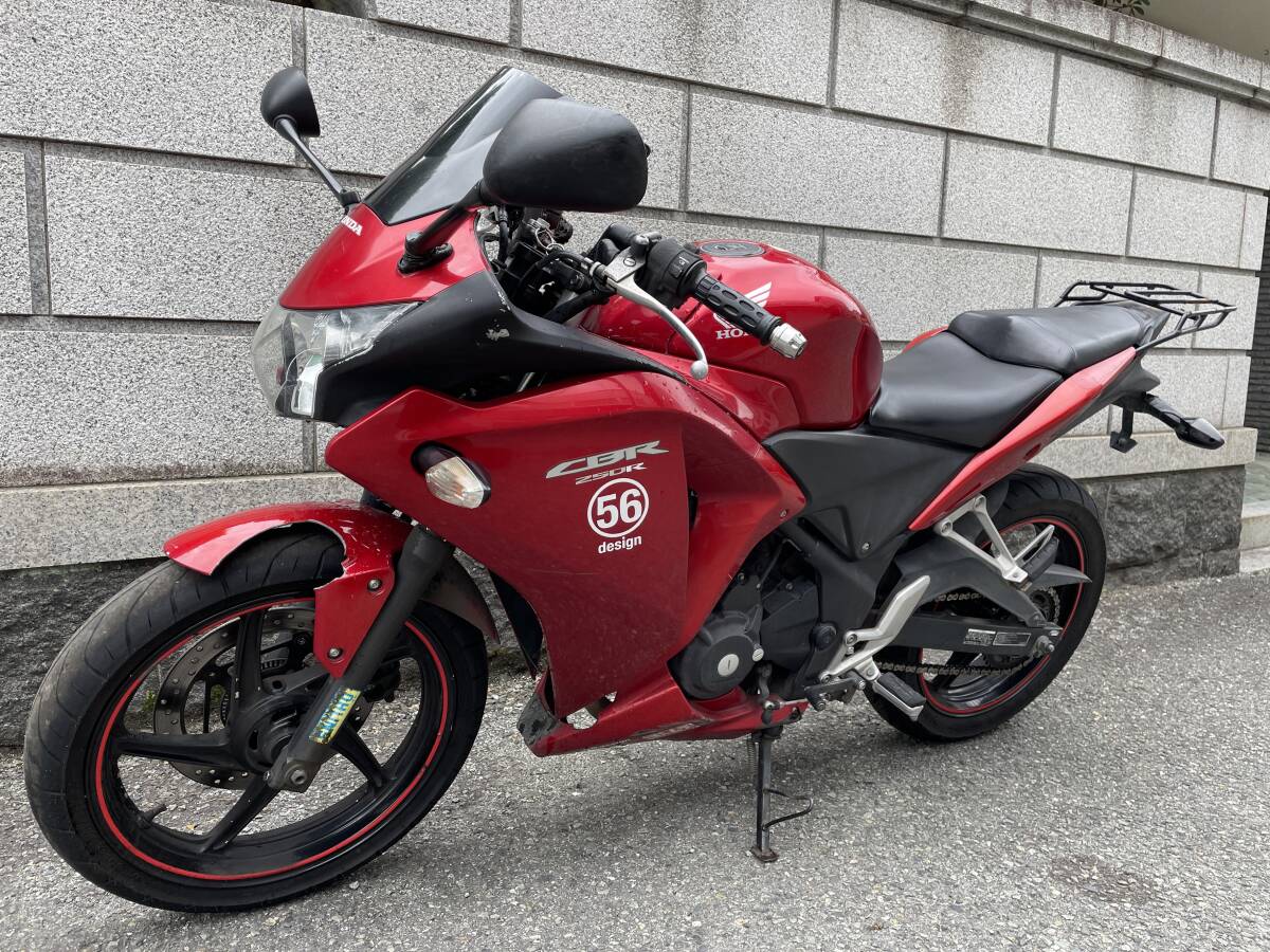 ＣＢＲ２５０Ｒ　 ABS　MC41 書類、鍵付き メンテナンスベース車_画像4