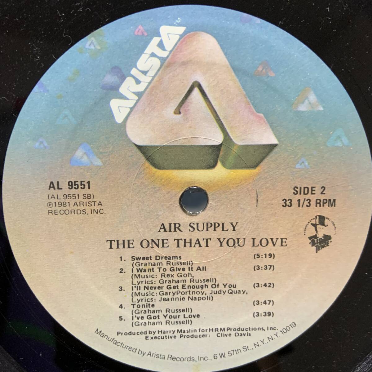 LP! AIR SUPPLY / THE ONE THAT YOU LOVE! 1980! 日本盤!_画像4