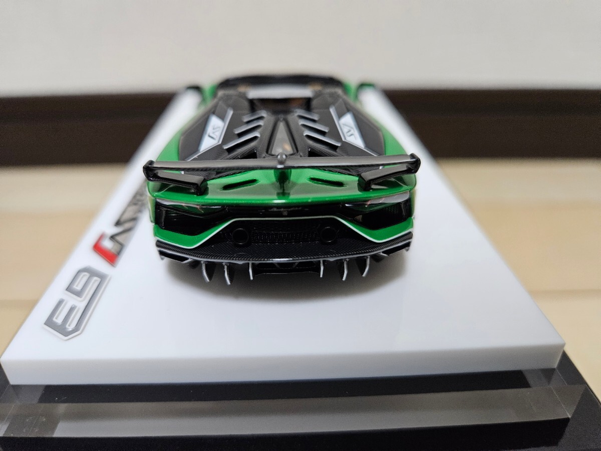 全日本模型ホビーショー アイドロン 1/43 Lamborghini Aventador SVJ 63 Roadster Miura アヴェンタドール ランボルギーニ EIDOLON make up_画像6