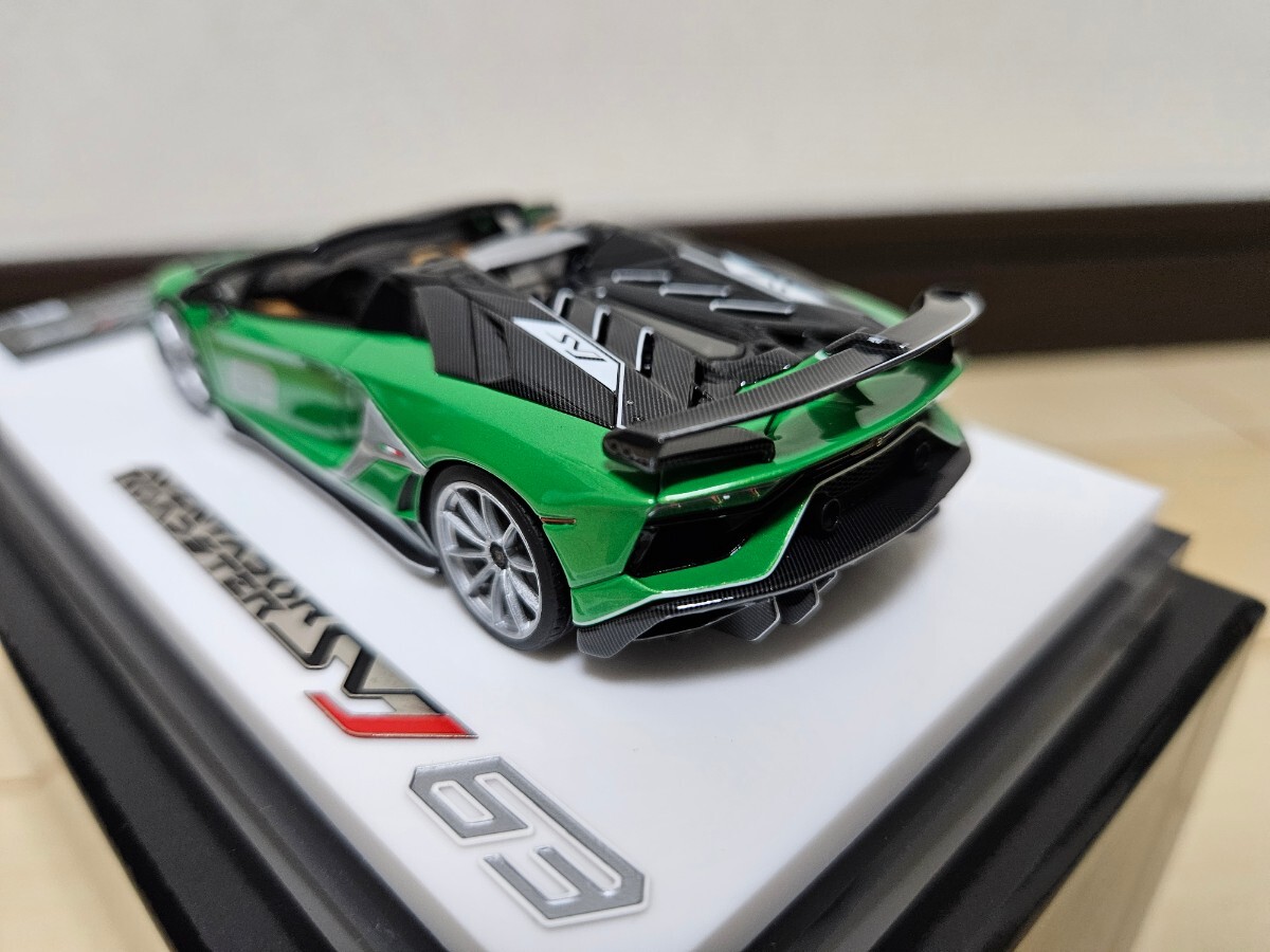 全日本模型ホビーショー アイドロン 1/43 Lamborghini Aventador SVJ 63 Roadster Miura アヴェンタドール ランボルギーニ EIDOLON make up_画像5