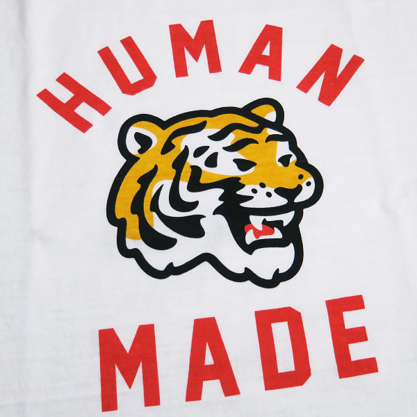 HUMAN MADE ヒューマンメイド GRAPHIC T-SHIRT #02 TIGER HM27TE002 グラフィック Tシャツ タイガー ホワイト カットソー Apz_画像4